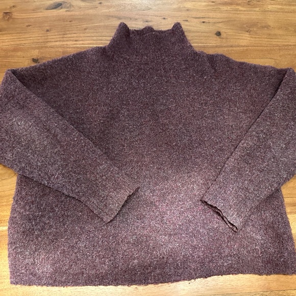 Seawool Cropped Mockneck Sweater - Frank and Oak - Picture 2 of 3